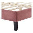 queen bed frame with storage with headboard Modway Furniture Beds Dusty Rose