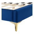 beige king platform bed Modway Furniture Beds Navy