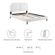 buy king bed frame Modway Furniture Beds White