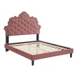 bed brown Modway Furniture Beds Dusty Rose