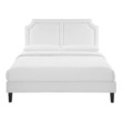 green fabric bed Modway Furniture Beds White