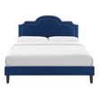 queen bed bedroom set Modway Furniture Beds Navy