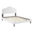 grey twin bed Modway Furniture Beds White