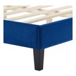 king bed frame with headboard and storage Modway Furniture Beds Navy