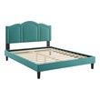 queen size bed frame without headboard Modway Furniture Beds Teal