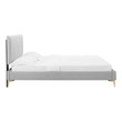 ikea bed single to double Modway Furniture Beds Light Gray