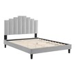king bed frame without box spring Modway Furniture Beds Light Gray