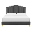 queen bed frame on sale Modway Furniture Beds Charcoal