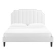 twin full bed frame Modway Furniture Beds White