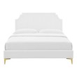 twin gray bed frame Modway Furniture Beds White