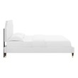 king bed frame with drawers and headboard Modway Furniture Beds White