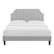 king bed frame set Modway Furniture Beds Light Gray