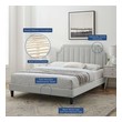 king platform bed sale Modway Furniture Beds Light Gray