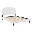 king bed with under storage Modway Furniture Beds White