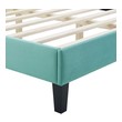 king size wood bed frame with storage Modway Furniture Beds Mint