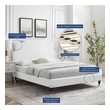 complete twin bed Modway Furniture Beds White