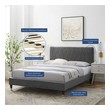 low profile twin platform bed Modway Furniture Beds Charcoal
