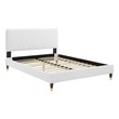 king base bed frame Modway Furniture Beds White