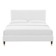 king base bed frame Modway Furniture Beds White