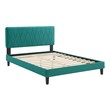 tufted king bed Modway Furniture Beds Teal