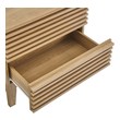 2 drawer bedside table Modway Furniture Case Goods Oak