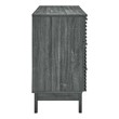 dresser with a hutch Modway Furniture Case Goods Charcoal