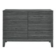 dresser with a hutch Modway Furniture Case Goods Charcoal
