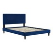 bed fabric Modway Furniture Beds Navy