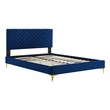 buy queen bed base Modway Furniture Beds Navy