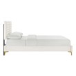 queen bed with headboard Modway Furniture Beds White