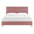 twin size floor bed frame Modway Furniture Beds Dusty Rose