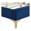 metal platform bed frame twin Modway Furniture Beds Navy