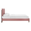 twin bed frame with headboard near me Modway Furniture Beds Dusty Rose