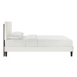 queen bed frame with storage with headboard Modway Furniture Beds White