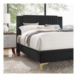 grey twin bed with storage Modway Furniture Beds Charcoal