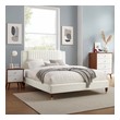 ikea twin bed with 3 drawers Modway Furniture Beds White