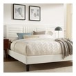 grey velvet queen bed Modway Furniture Beds White