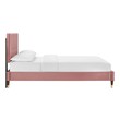 black wood twin bed frame Modway Furniture Beds Dusty Rose