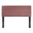 white upholstered bed king Modway Furniture Headboards Dusty Rose