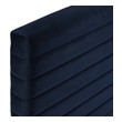 black bed with headboard Modway Furniture Headboards Midnight Blue
