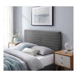 bed frame with footboard Modway Furniture Headboards Gray