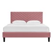 contemporary beds Modway Furniture Beds Dusty Rose