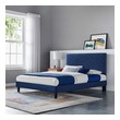 wood twin bed with storage drawers Modway Furniture Beds Navy
