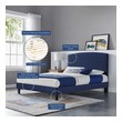black queen bed frame with drawers Modway Furniture Beds Navy