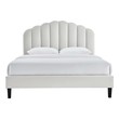 bedroom platform bed Modway Furniture Beds Light Gray
