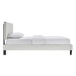 king bed frame cream Modway Furniture Beds Light Gray
