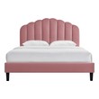 simple king size bed Modway Furniture Beds Dusty Rose