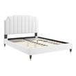 twin size bed with storage Modway Furniture Beds White