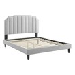 double high rise bed Modway Furniture Beds Light Gray