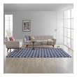 blue 8x10 rug Modway Furniture Rugs Navy and Ivory